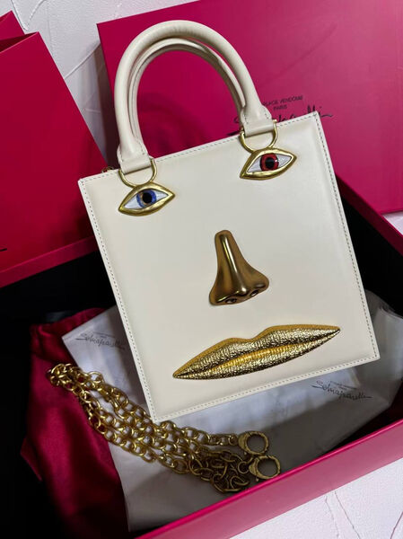 Сумка Schiaparelli женский кожа белый 174280-2