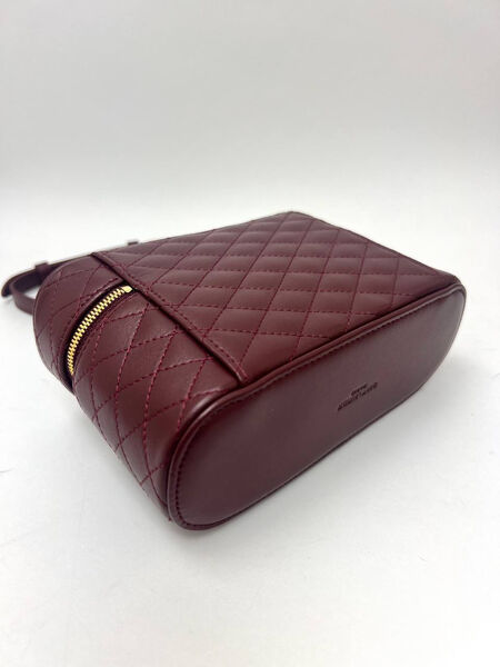 Сумка Saint Laurent женский кожа бордовый 174905-3