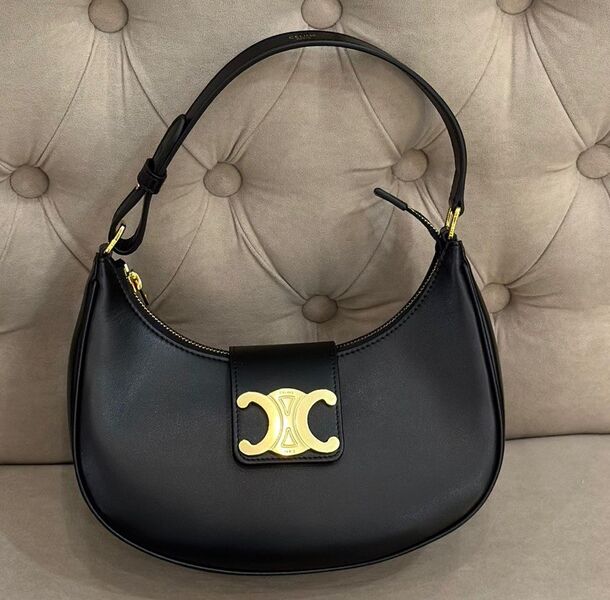 Сумка Celine женский кожа черный 120991