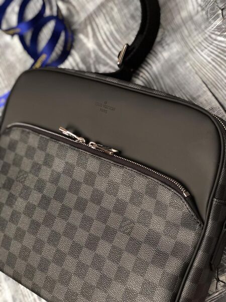 Мужская сумка мессенджер Louis Vuitton Dayton Reporter мужской канва графитовый 41199-4