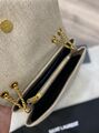 Сумка Saint Laurent женский ткань бежевый 77414-3