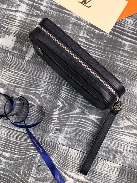 Мужской клатч Louis Vuitton мужской кожа синий 51327-2