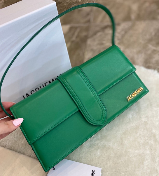 Сумка Jacquemus женский кожа болотный 75904