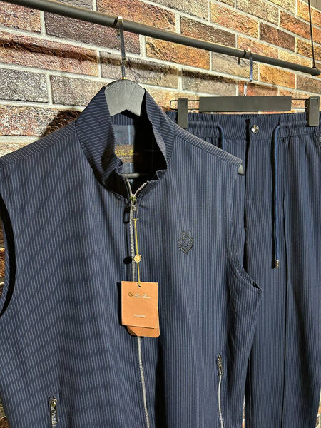 Мужской костюм Loro Piana мужской синий 153522-2