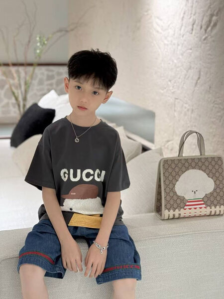 Детская футболка Gucci черный 179526-2