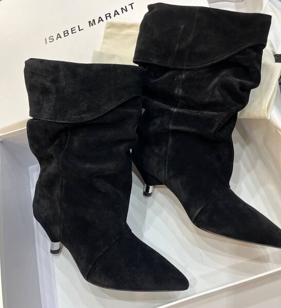 Сапоги Isabel Marant женский замша черный 166938