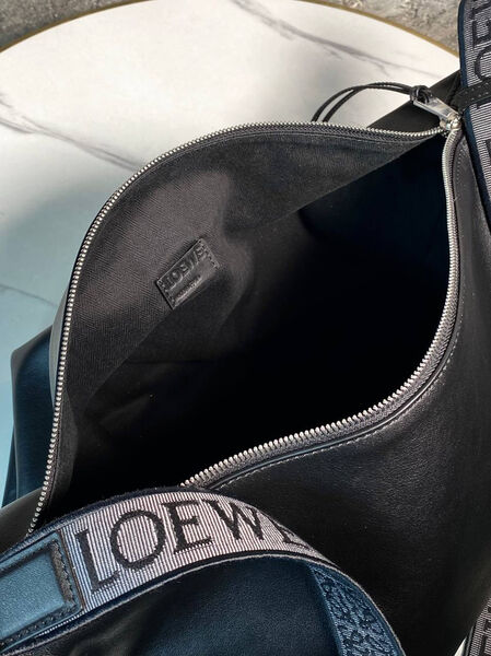 Мужская сумка мессенджер Loewe мужской кожа черный 170728-5