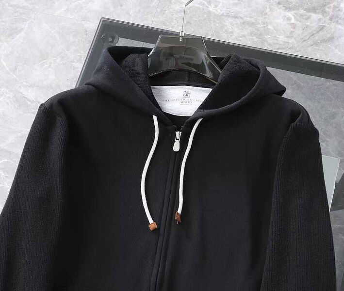 Мужская толстовка Brunello Cucinelli мужской черный 163290-5