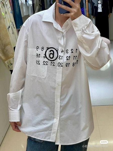Мужская рубашка Maison Margiela мужской белый 194472