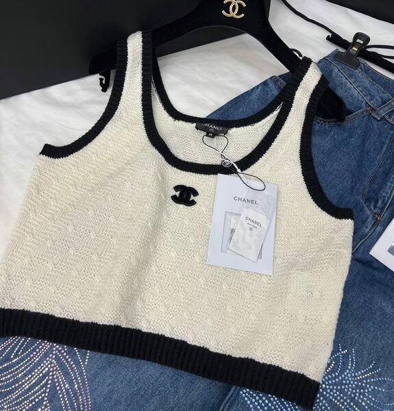 Топ Chanel женский белый 186953