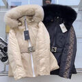 Пуховик Fendi женский бежевый 129170-4