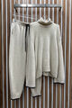 Костюм Brunello Cucinelli женский вязаная ткань бежевый 124789-4