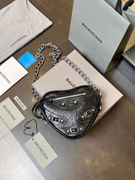 Сумка Balenciaga женский кожа черный k6535572-1-8