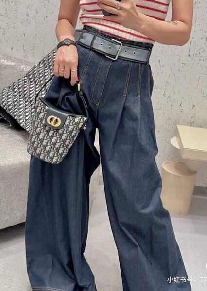 Брюки Christian Dior женский синий 138158
