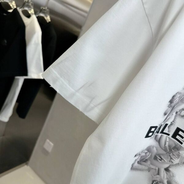 Футболка Balenciaga мужской белый -9