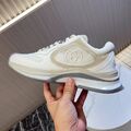 Кроссовки Gucci Run женский кожа белый 138968-11