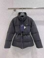 Женский пуховик Prada Loden женский графитовый s9620603-1-1