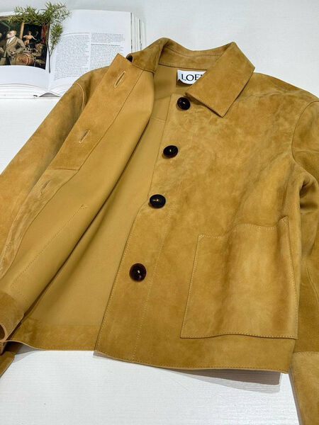 Куртка Loewe женский замша горчичный 162074-6
