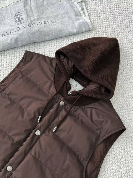 Мужской жилет Brunello Cucinelli мужской коричневый i7852179-1-4