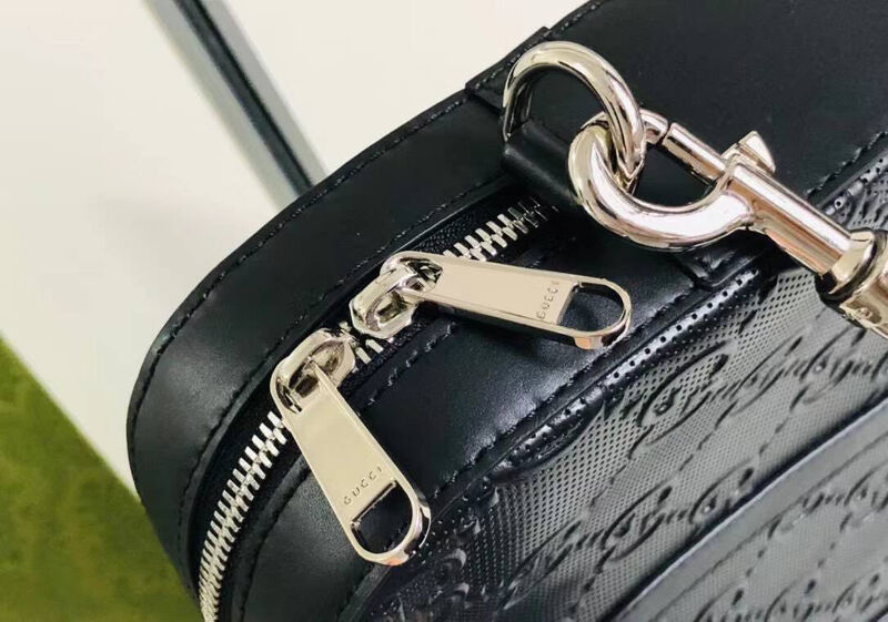 Мужской портфель Gucci мужской кожа черный 100068-5