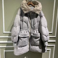 Пуховик Loro Piana женский графитовый 62833-3