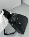 Мужская сумка слинг Montblanc мужской кожа черный 200798-5