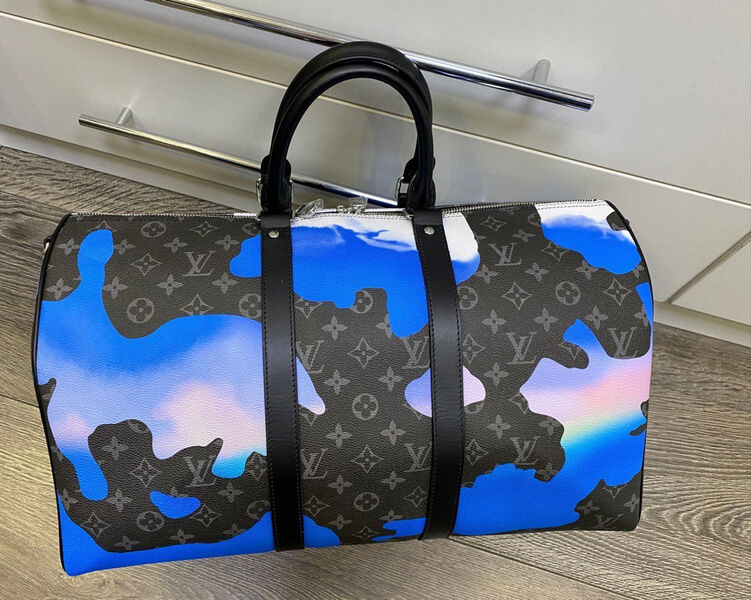 Дорожная сумка Louis Vuitton женский кожа черный 99884-2