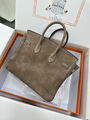 Сумка Hermès Birkin 25 женский замша 155733-4