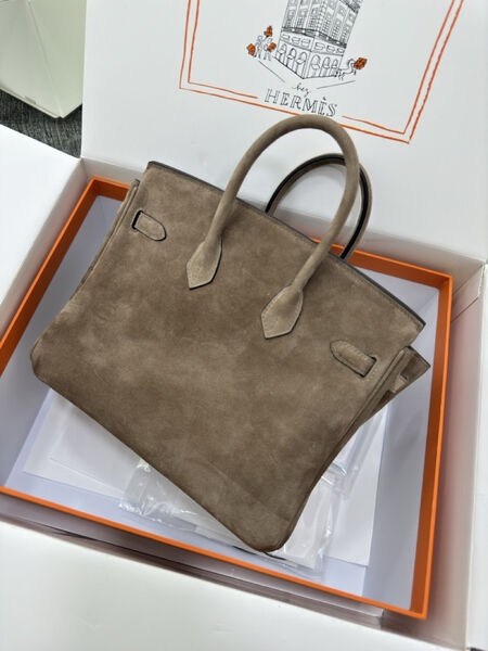 Сумка Hermès Birkin 25 женский замша 155733-4