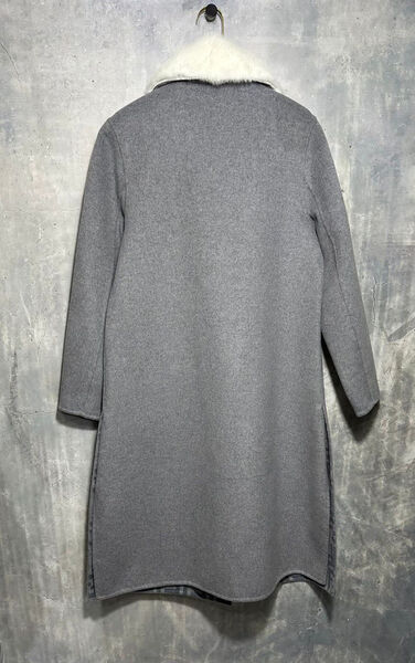 Пальто Fendi женский графитовый 125642-3