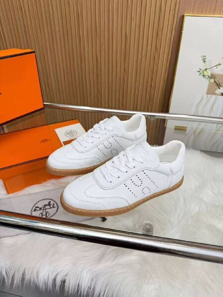 Женские кроссовки Hermes женский кожа белый e1982309-1