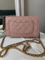 Сумка Chanel Mini женский кожа оранжевый 143077-2