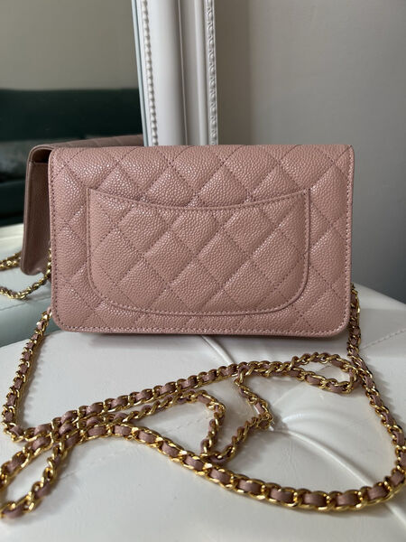 Сумка Chanel Mini женский кожа оранжевый 143077-2
