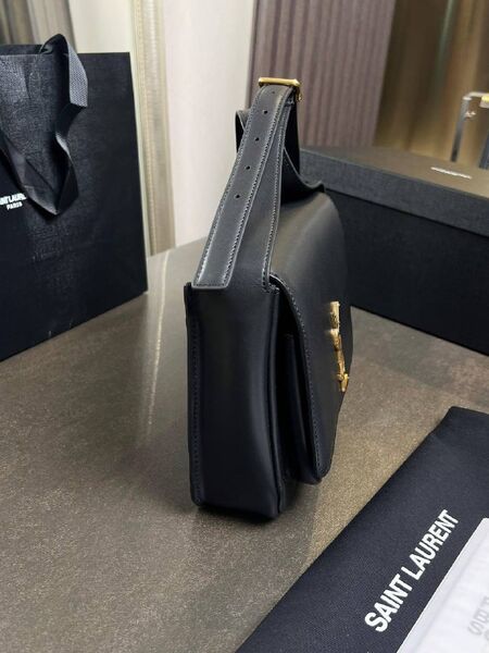 Cумка Saint Laurent женский кожа черный b9737595-1-9