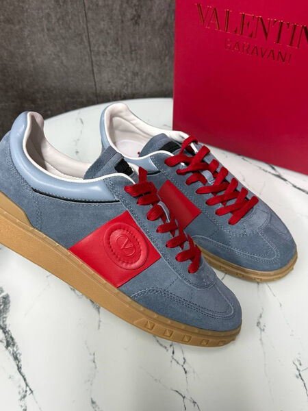 Мужские кеды Valentino мужской замша графитовый 190426-6