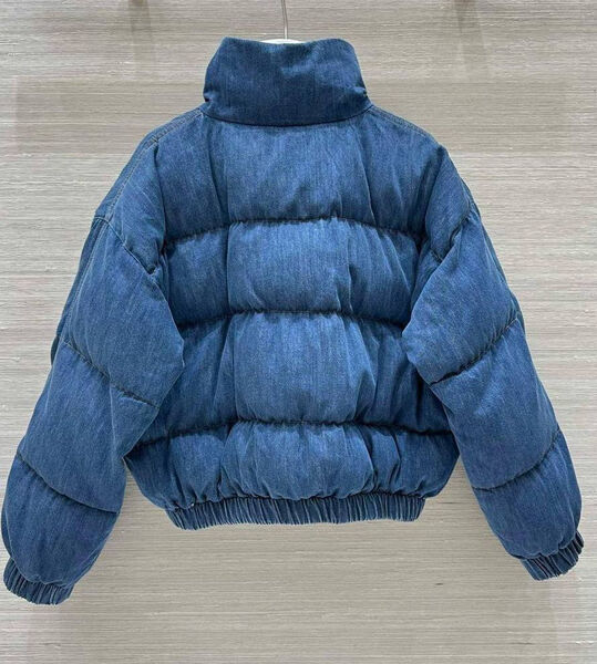 Пуховик Chanel женский синий 201352-2