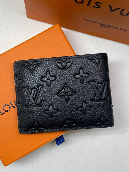 Мужской портмоне Louis Vuitton мужской кожа черный 174419-2