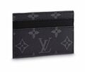 Держатель для карт Louis Vuitton Double женский канва черный 16485-4