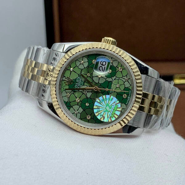 Часы Rolex Datejust болотный 155572-4