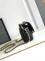 Сумка Chanel женский кожа черный 196553-2