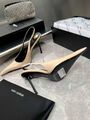Женские туфли Saint Laurent женский кожа бежевый v9732678-1-5