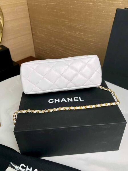 Сумка Chanel женский кожа белый p0324497-1-9