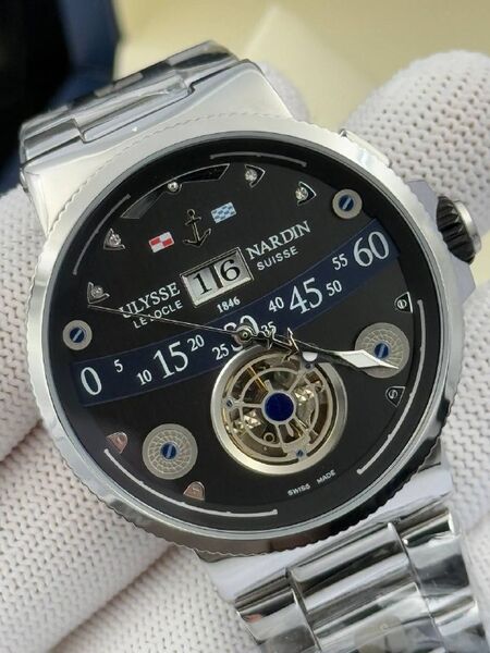 Мужские часы Ulysse Nardin мужской черный m3008363-1-4
