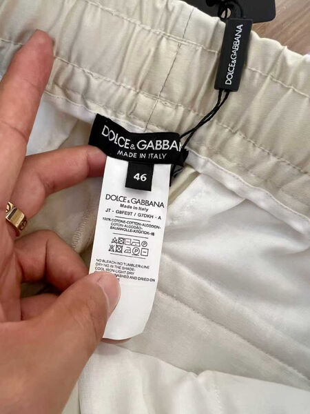 Мужские брюки Dolce & Gabbana мужской бежевый 191742-9