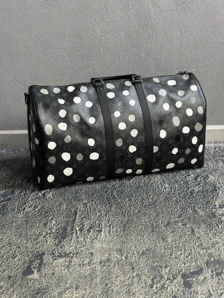 Дорожная сумка Louis Vuitton мужской кожа черный 109825-3