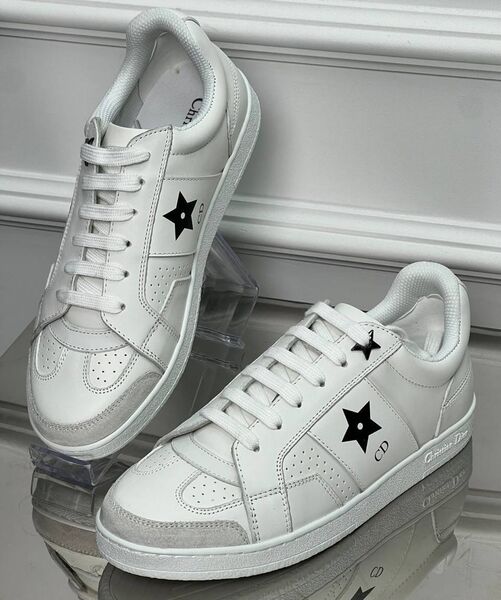 Кеды Christian Dior женский кожа белый 150288