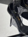 Босоножки Saint Laurent женский кожа черный 105231-3