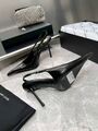 Женские туфли Saint Laurent женский кожа черный f3843227-1-6