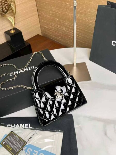 Сумка Chanel женский кожа черный q1125356-1