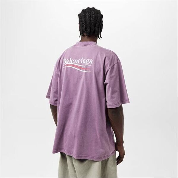 Футболка Balenciaga женский фиолетовый -9